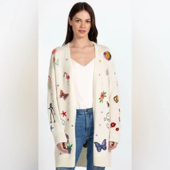 Johnny Was Sabina Long Cardigan
